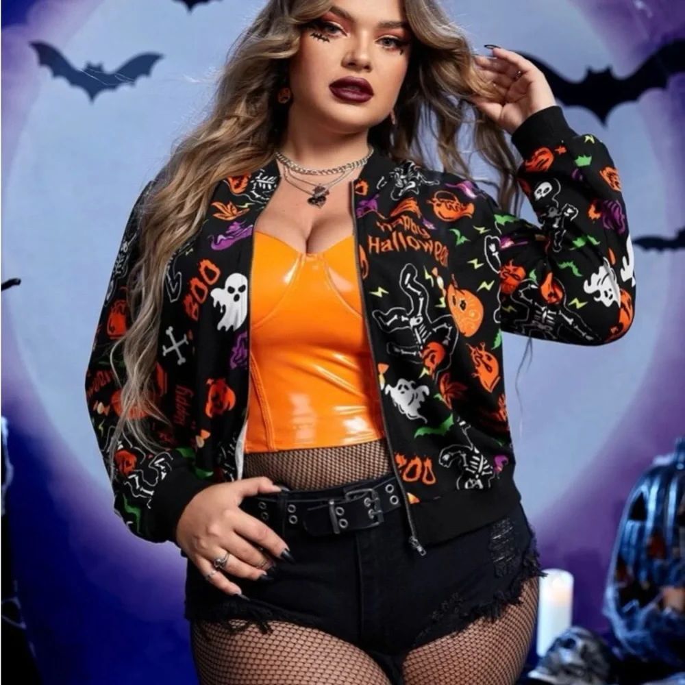 Halloween bomber jacket - Picture 3 of 4